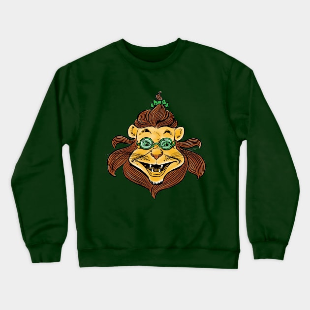 Lion from the Wizard of Oz Crewneck Sweatshirt by MasterpieceCafe